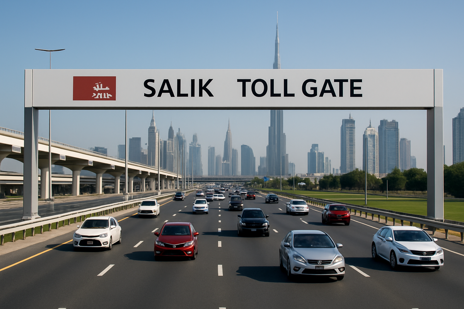 Smooth traffic flow facilitated by Dubai's toll roads